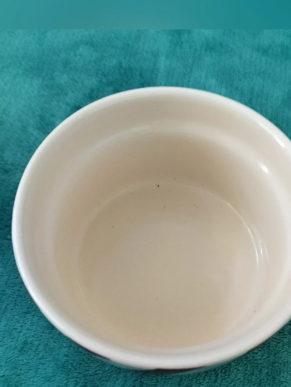 Vintage Spode Christmas Tree Peppermint Stripe Ramekin Dip Bowl Made in England